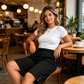 👖 50% OFF NOW! 🌸 Women's Elastic Waist Capri Pants – Comfort Fit, Casual & Easy Pull-On – Everyday Summer Staple ☀️