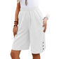 👖 50% OFF NOW! 🌸 Women's Elastic Waist Capri Pants – Comfort Fit, Casual & Easy Pull-On – Everyday Summer Staple ☀️