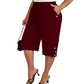👖 50% OFF NOW! 🌸 Women's Elastic Waist Capri Pants – Comfort Fit, Casual & Easy Pull-On – Everyday Summer Staple ☀️