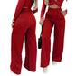👖 50% OFF NOW! 💼 Women's High-Waist Wide-Leg Trousers – Flowing Silhouette, Side Pockets & Versatile – Office to Evening, Effortlessly Elegant ✨