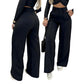 👖 50% OFF NOW! 💼 Women's High-Waist Wide-Leg Trousers – Flowing Silhouette, Side Pockets & Versatile – Office to Evening, Effortlessly Elegant ✨