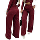 👖 50% OFF NOW! 💼 Women's High-Waist Wide-Leg Trousers – Flowing Silhouette, Side Pockets & Versatile – Office to Evening, Effortlessly Elegant ✨