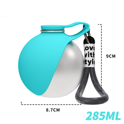 🎉 2026 Sale — Over 19,000 Sold! 🐾 2-in-1 Portable Dog Water Bottle – Flips Open to a Bowl, Leak-Proof Stainless Steel – Hydration on the Go! ✨