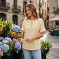 👕 50% OFF NOW!✨ Women's Casual Striped Henley Shirt – Classic Henley Neck & Relaxed Fit – Effortless Style 🍃