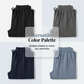 👖 50% OFF NOW!☁️ Women's Solid Loose Capri Pants – Elastic Waist & Deep Pockets – Breathable Casual Trousers ✨