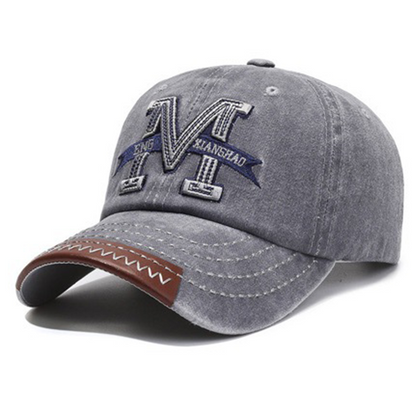 🧢 50% OFF NOW!🌿 Stylish Washed Denim Baseball Cap – Vintage Distressed Design & High-Density Embroidery – Adjustable Cotton Blend Hat 🧵