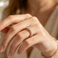 💍 50% OFF NOW!✨ Adjustable Double Layer Criss-Cross Ring – Mixed-Cut Stones & Gold Tone – Elegant Stacked Look Jewelry 🥂