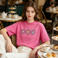 👚 50% OFF NOW!🌼 Vintage Washed Daisy T-Shirt – Positive Graphic Print & Oversized Fit – Soft Breathable Cotton Blend Casual Top 🌈