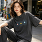 👚 50% OFF NOW!🌼 Vintage Washed Daisy T-Shirt – Positive Graphic Print & Oversized Fit – Soft Breathable Cotton Blend Casual Top 🌈