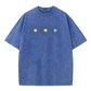 👚 50% OFF NOW!🌼 Vintage Washed Daisy T-Shirt – Positive Graphic Print & Oversized Fit – Soft Breathable Cotton Blend Casual Top 🌈
