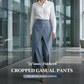 👖 50% OFF NOW!🎨 Women's Patchwork Cropped Trousers – Trendy Color Block & Casual Fit – Comfy Streetwear for Summer Vacation 🌴