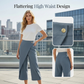 👖 50% OFF NOW!🎨 Women's Patchwork Cropped Trousers – Trendy Color Block & Casual Fit – Comfy Streetwear for Summer Vacation 🌴