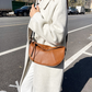 👜 50% OFF NOW!✨ Modern Minimalist Crossbody Purse – Premium PU Leather Dumpling Bag – Adjustable Shoulder Strap 🤎