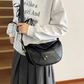 👜 50% OFF NOW!✨ Modern Minimalist Crossbody Purse – Premium PU Leather Dumpling Bag – Adjustable Shoulder Strap 🤎