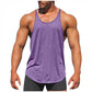 💪 50% OFF NOW! 🏋️ Men's Stringer Tank Top – Racerback, Breathable Cotton Blend & Curved Hem – Show Off Your Gains 🔥