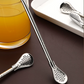 ⏰LIMITED-TIME 50% OFF! 🥄🧋 One tool, two jobs — sip, stir, and strain. 304 stainless steel, detachable for easy cleaning, and built to last. Ditch the plastic straws for good. 🌱