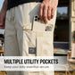 👖 50% OFF NOW!🛠️ Men's Stretch Cargo Pants – Multi-Pockets & Drawstring Waist – Casual Straight-Leg Trousers 🏃‍♂️