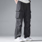 👖 50% OFF NOW!🛠️ Men's Stretch Cargo Pants – Multi-Pockets & Drawstring Waist – Casual Straight-Leg Trousers 🏃‍♂️