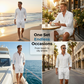 👔 LIMITED-TIME 50% OFF! ✨ Men's Linen Shirt & Shorts Set – Casual, Summer, Breezy ✨
