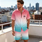 🎉 2026 Sale — Over 44,000 Sold!🌴 Men's Hawaiian Shirt & Shorts 2-Piece Set 👕