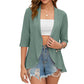 🧶 50% OFF NOW!☀️ Women's Summer Eyelet Cardigan – Lightweight & Breathable – Stylish Open Cover-Up 👗