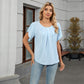 👚 50% OFF NOW!🌸 Women's Petal Sleeve Pleated Blouse – Flowy & Elegant – Versatile Casual Top ✨