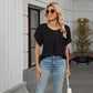 👚 50% OFF NOW!🌸 Women's Petal Sleeve Pleated Blouse – Flowy & Elegant – Versatile Casual Top ✨