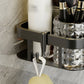 🚿 50% OFF NOW!🧴 Drill-Free Bathroom Shelf – Strong Adhesive & Drainage – Waterproof Storage Rack ✨