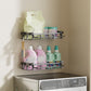🚿 50% OFF NOW!🧴 Drill-Free Bathroom Shelf – Strong Adhesive & Drainage – Waterproof Storage Rack ✨