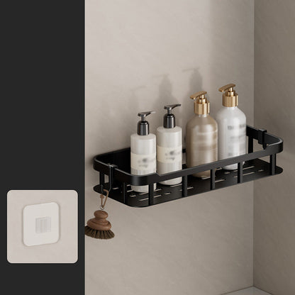 🚿 50% OFF NOW!🧴 Drill-Free Bathroom Shelf – Strong Adhesive & Drainage – Waterproof Storage Rack ✨