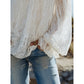 👚 50% OFF NOW!🌸 Women's Bohemian Off-Shoulder Lace Top – Sheer & Flowy – Romantic Summer Blouse ✨