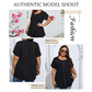 👚 50% OFF NOW!✨ Women's Pleated Puff Sleeve T-Shirt – Elegant & Loose Fit – Chic Essential 🌸