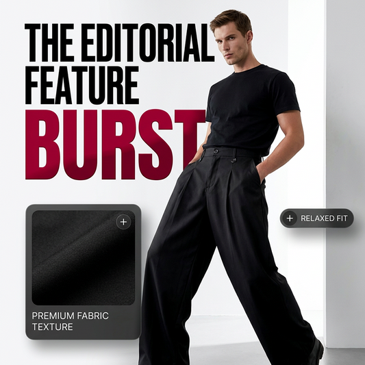 👖 50% OFF NOW!👔Men's Classic Wide Leg Trousers – Wrinkle-Resistant & Breathable – Formal Essential 🥂