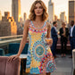 👗 50% OFF NOW!🌴 Relaxed Sleeveless A-line Summer Dress – Lightweight & Casual Print – Beach & Picnic Essential 🍹