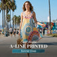 👗 50% OFF NOW!🌴 Relaxed Sleeveless A-line Summer Dress – Lightweight & Casual Print – Beach & Picnic Essential 🍹