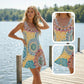 👗 50% OFF NOW!🌴 Relaxed Sleeveless A-line Summer Dress – Lightweight & Casual Print – Beach & Picnic Essential 🍹
