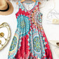 👗 50% OFF NOW!🌴 Relaxed Sleeveless A-line Summer Dress – Lightweight & Casual Print – Beach & Picnic Essential 🍹
