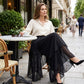 💃 50% OFF NOW!✨ Women's Asymmetrical Chiffon Wide-Leg Pants – Elegant & Breezy – Vacation Essential 🌊