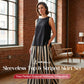 👗 50% OFF NOW!🥂 Women's 2-Piece Set – Sleeveless Top & Striped Skirt – Effortless Chic 🌊