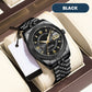 ⌚ 50% OFF NOW!✨ Men's Business Wrist Watch – Quartz & Stainless Steel – Timeless Elegance 🥂