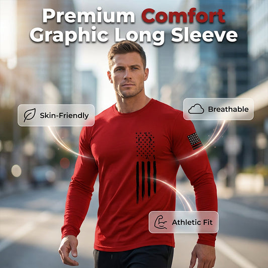 👕 50% OFF NOW! 🍂 Men's Casual Fit Long-Sleeve Tops – Soft Fabric, Ergonomic Fit & Graphic Style – Perfect for Autumn Layering ✨