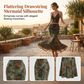 🌺 50% OFF NOW!🌴 Bohemian Floral Halter Top & Maxi Skirt Set – Mermaid Hem & Resort Chic – Vacation Essential 🌊