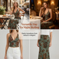🌺 50% OFF NOW!🌴 Bohemian Floral Halter Top & Maxi Skirt Set – Mermaid Hem & Resort Chic – Vacation Essential 🌊