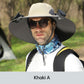 🧢 50% OFF NOW!🌬️ Men’s Sunscreen Fisherman Hat with 2 Detachable Solar Fans – UPF 50+ & USB Charging ☀️