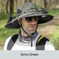 🧢 50% OFF NOW!🌬️ Men’s Sunscreen Fisherman Hat with 2 Detachable Solar Fans – UPF 50+ & USB Charging ☀️