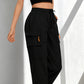 👖 50% OFF NOW! 🎒 Women's Drawstring Cargo Pants – Breathable, Pockets & Straight Leg – Relaxed Fit, Easy Movement ✨