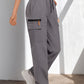 👖 50% OFF NOW! 🎒 Women's Drawstring Cargo Pants – Breathable, Pockets & Straight Leg – Relaxed Fit, Easy Movement ✨