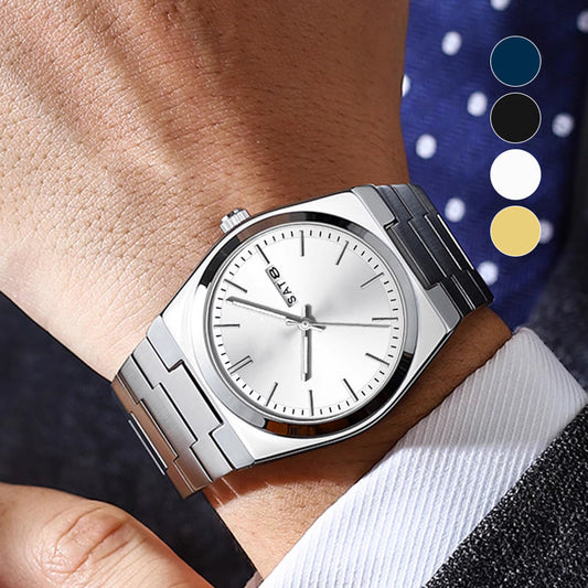 ⌚ 50% OFF NOW! ✨ Men's Luminous Quartz Watch – Stainless Steel, Water-Resistant & Minimalist – Sleek Everyday Essential 🕰️