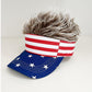 🧢 50% OFF NOW! 😂 Novelty Wig Baseball Cap – Fake Spiky Hair, Adjustable & Sun Protection – Party, Game Day or Just for Laughs ✨