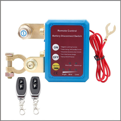 🚗 50% OFF NOW! 🔋 Remote Control Car Battery Disconnect Switch – Pure Copper, Smart Power Cutoff & Low Voltage Protection – Prevent Dead Battery ✨